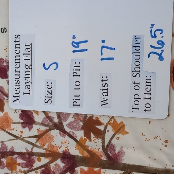 Cream Fall Leaves and Bicycle Long Sleeve Graphic Tee - Picture 6 of 7